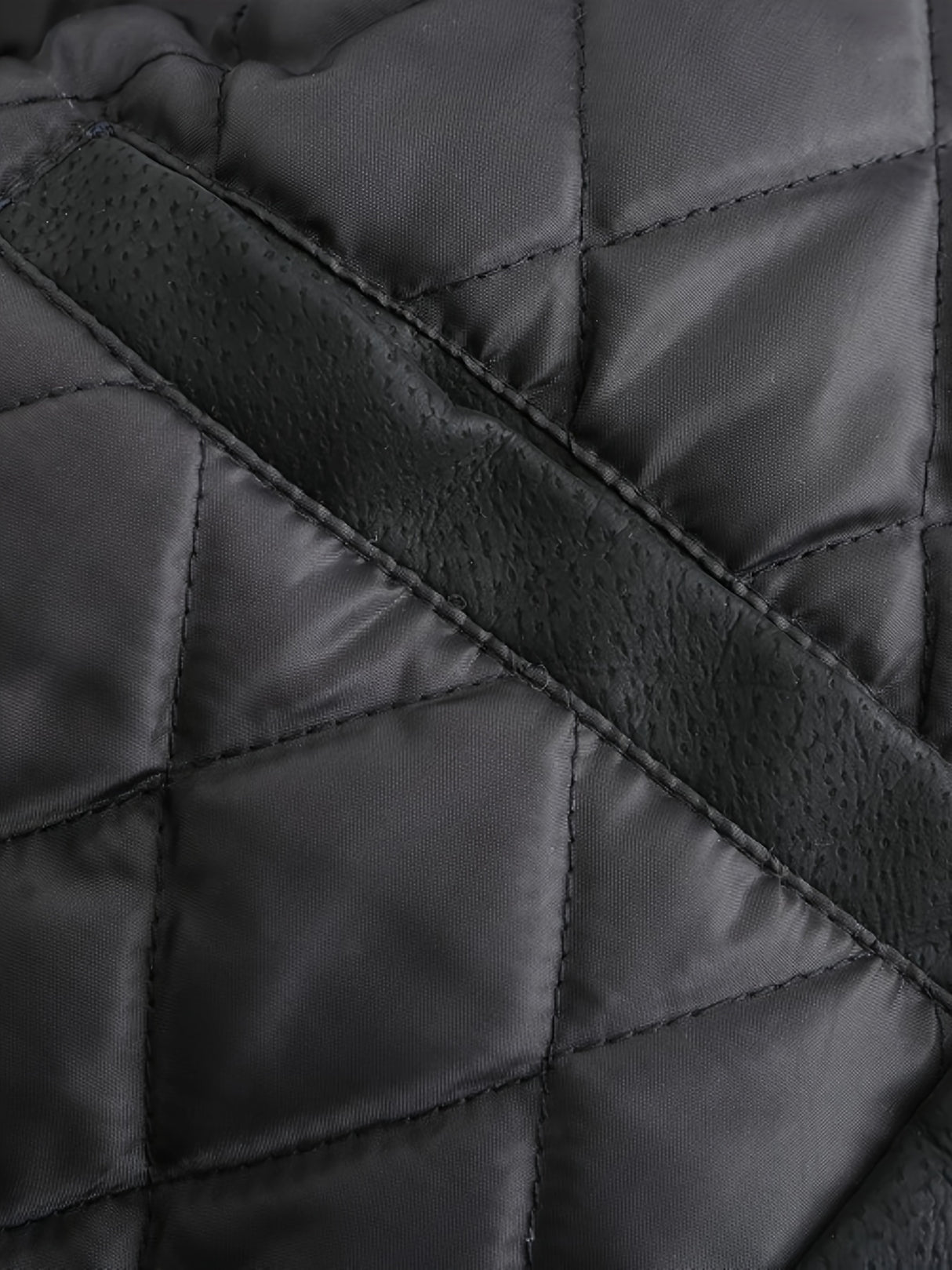 Men’s Hooded Leather Jacket – Quilted Lined Winter Casual Outerwear