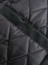 Men’s Hooded Leather Jacket – Quilted Lined Winter Casual Outerwear
