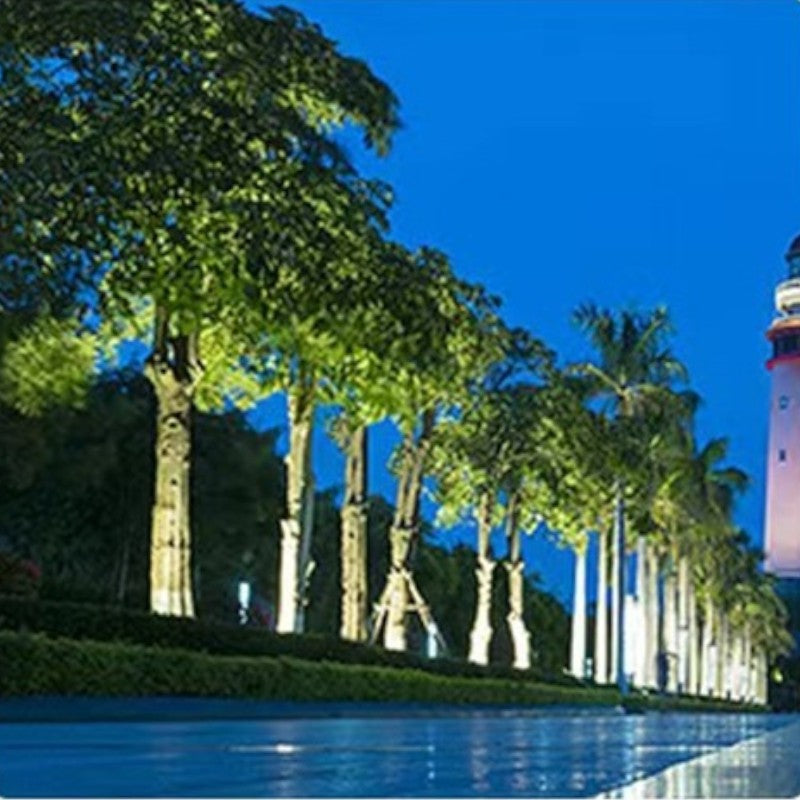 LED Outdoor Spotlight for Trees - Adjustable Waterproof Landscape Lighting for Garden, Yard, and Pathway Illumination