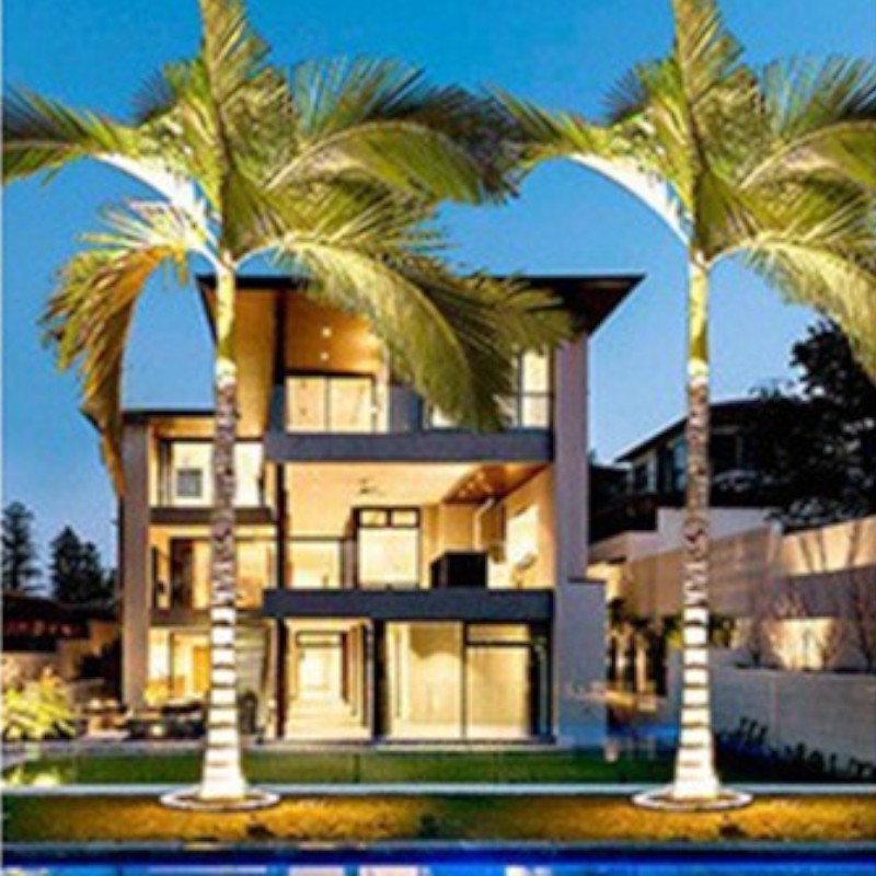 LED Outdoor Spotlight for Trees - Adjustable Waterproof Landscape Lighting for Garden, Yard, and Pathway Illumination