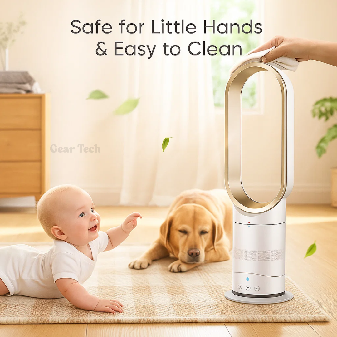 16 Inch Bladeless Fan With Remote Control