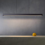 Modern LED Dining Table Chandelier – Nordic Style Long Hanging Light for Restaurant & Office