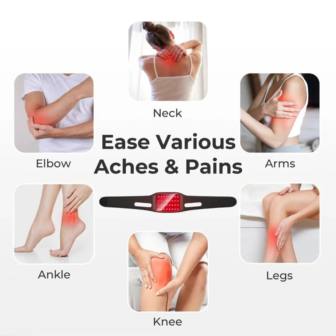 Heated Neck Wrap with Red Light Therapy – Effective Heat & Massage for Neck Pain Relief