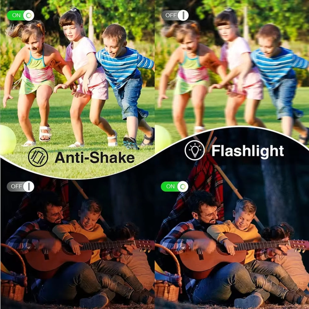 Portable Digital Camera 1080P 44MP with 16X Zoom – Compact Vlogging Camera with LCD Screen, Rechargeable, Perfect for Teens and Students