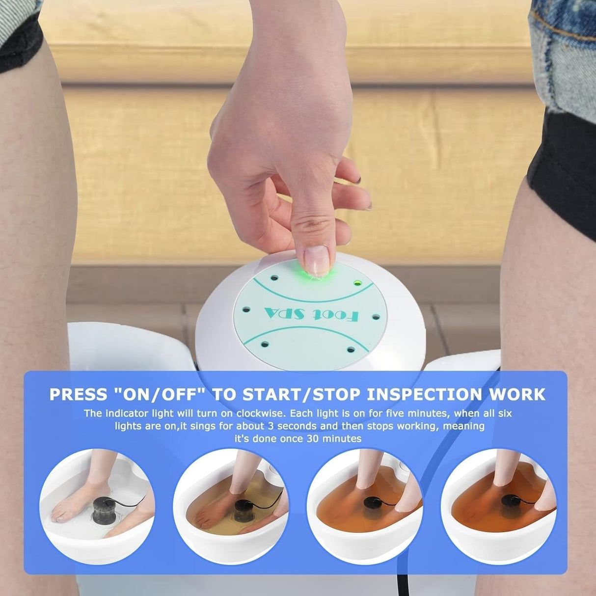 Ionic Detox Foot Spa | Professional-Grade, Energy Boosting & Deep Cleanse for Home Use