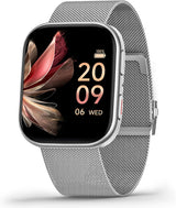 FITVII HM57 Health & Fitness Tracker (Answer/Make Calls), Smart Watch with HR+BP+SPO2 Monitor