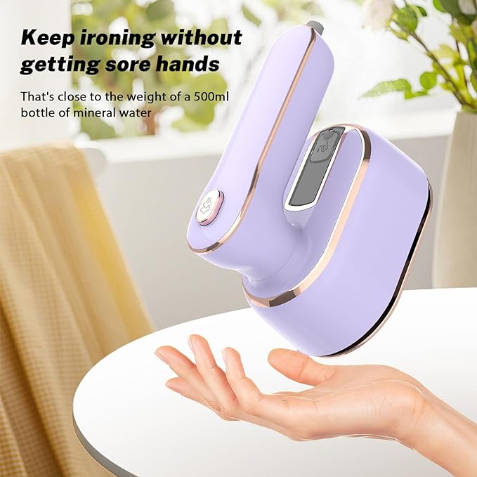 WrinkleAway™ | Compact Steam Iron for Travel | Portable Wrinkle Remover for Clothes & Garments