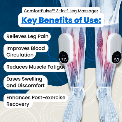 ComfortPulse 3-in-1 Leg Massager