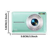 Portable Digital Camera 1080P 44MP with 16X Zoom – Compact Vlogging Camera with LCD Screen, Rechargeable, Perfect for Teens and Students