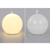 Fateh Modern Small Round LED Ceiling Lamp White Acrylic Bedroom
