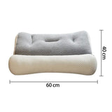 Orthopedic Neck Pillow for Sleeping | Cervical Spine Support & Pain Relief | Reduces Snoring | Ideal for All Sleep Positions