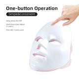 7-in-1 LED Photon Light Therapy Mask - Face Mask Light for Skin Care Beauty Cool Gadgets