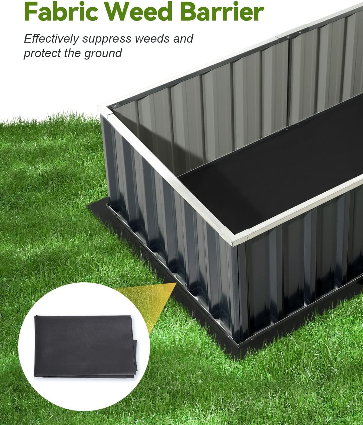 Outdoor Flower Vegetable Raised Garden Bed