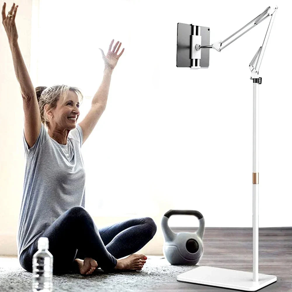 360 Degree Flexible Foldable Adjustable iPad Tablet Floor Stand Holder