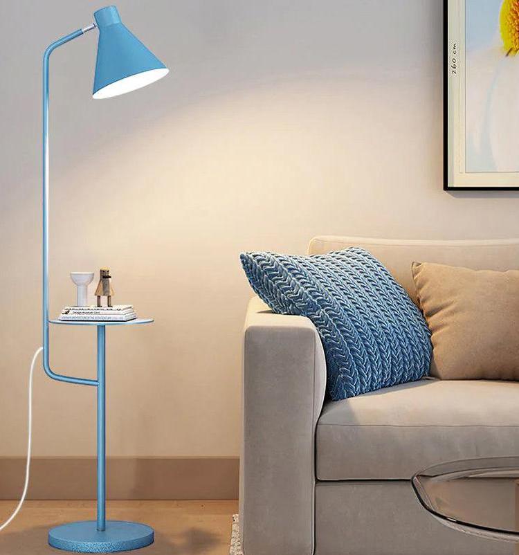 LED Macaron Floor Lamp - Colorful Adjustable Lighting Fixture for Living Room & Bedroom Decor