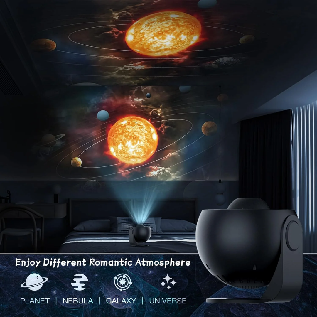 StellarVista™ | 360° Planetarium Galaxy Projector | Full-Room Coverage for Home Theater & Kids' Bedroom