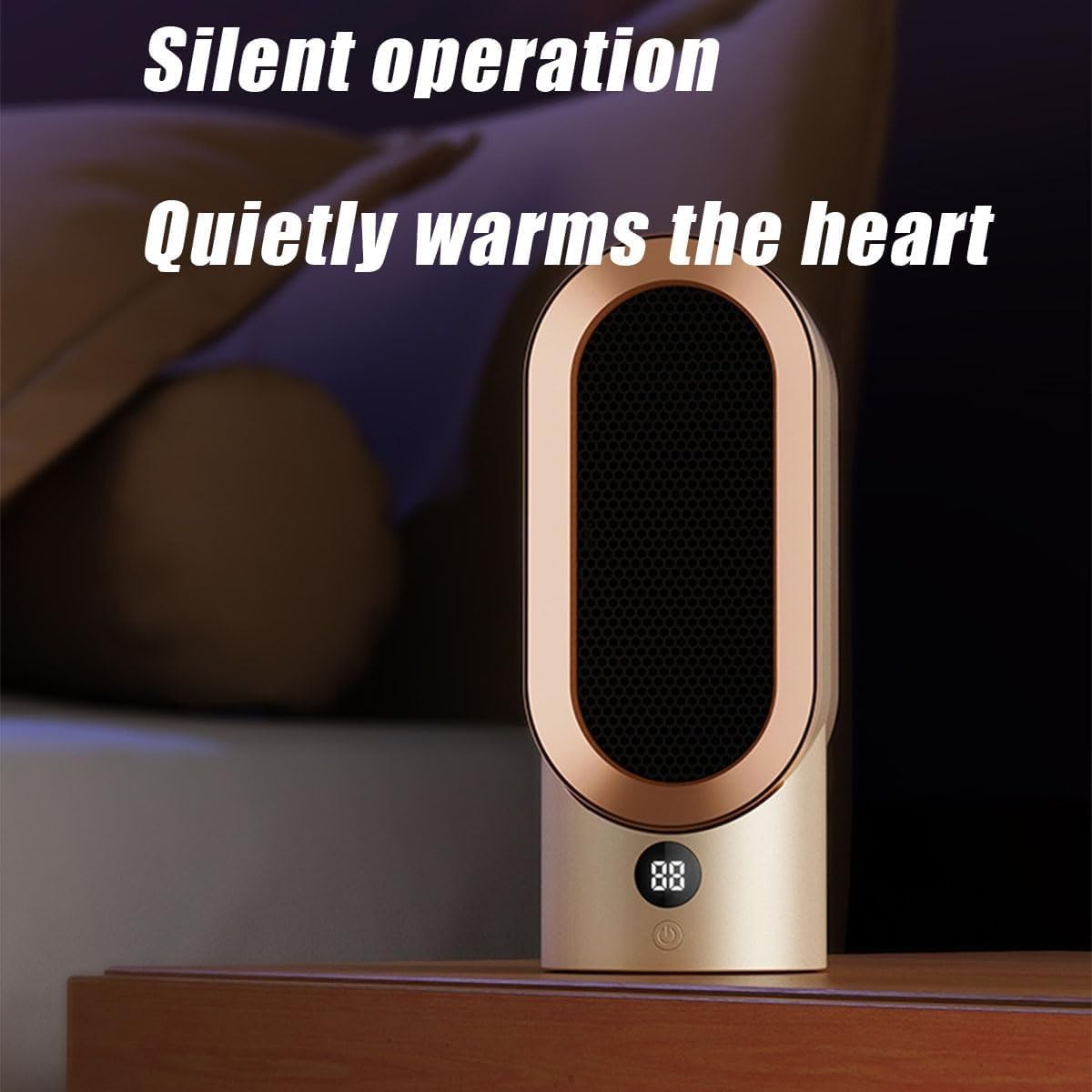 Energy-Efficient Space Heater for Small Rooms – Keep Warm This Winter with Quiet Operation