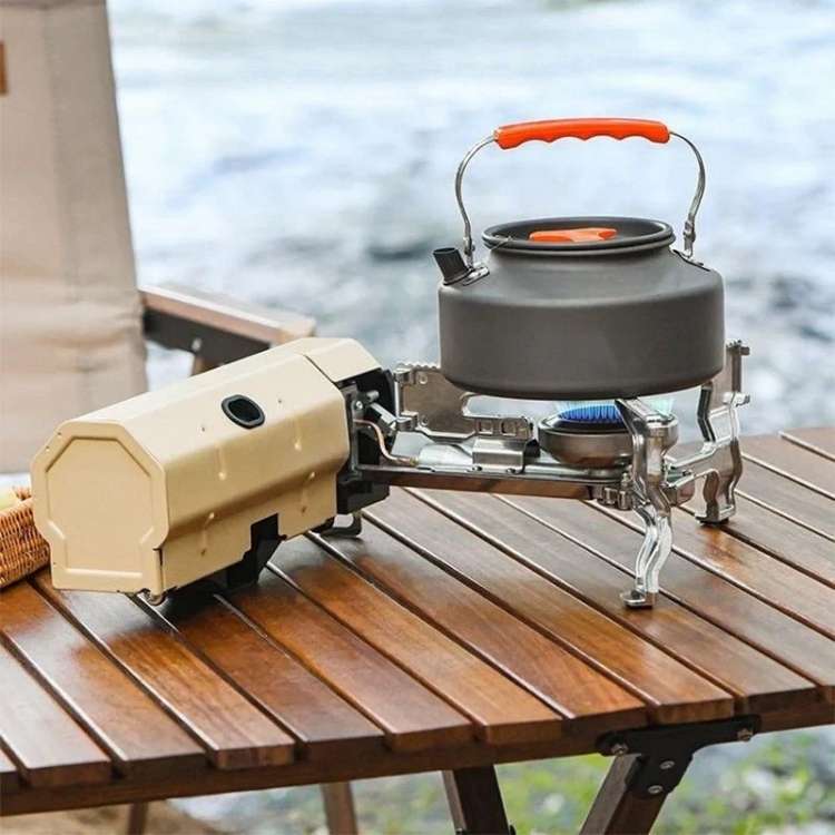 Camping Gas Burner | Windproof, Fuel-Efficient & Compact for Outdoor Cooking Adventures
