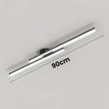 Minimalist Modern Hallway Lights – Long Strip Linear Ceiling Lamp, Close-to-Ceiling Chandelier, Remote Dimmable for Home Interiors