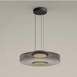 Bauhaus Style Glass Pendant Light Fixture for Kitchen Island & Dining Room