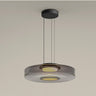 Bauhaus Style Glass Pendant Light Fixture for Kitchen Island & Dining Room