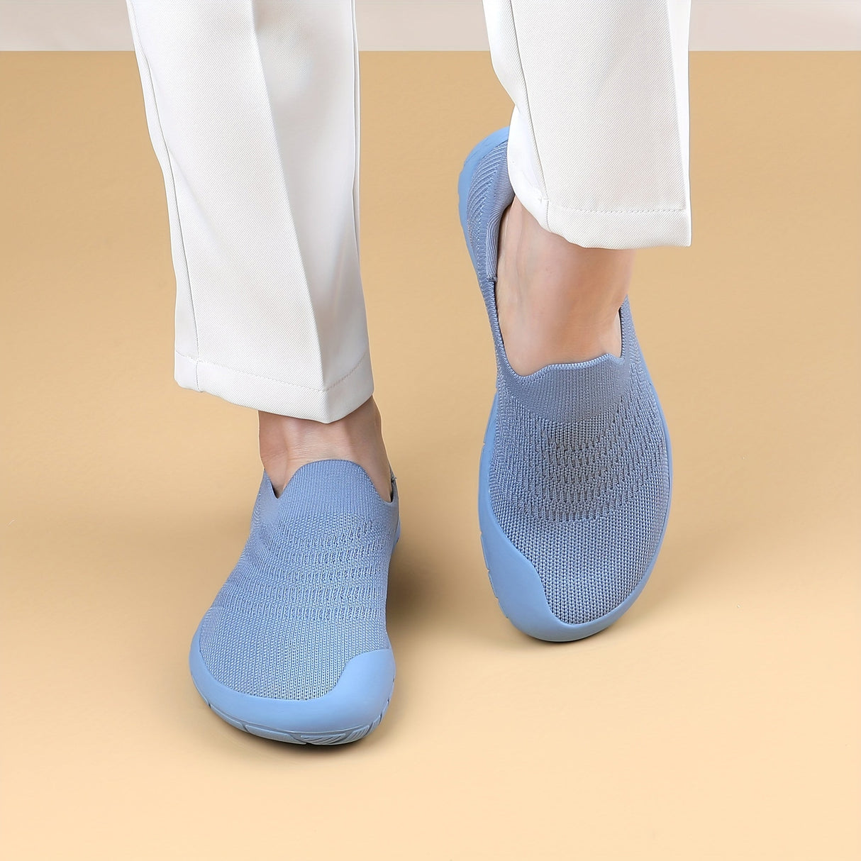 Women's Breathable Slip-on Hands-Free Loafers Wide Toe Box