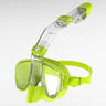 Foldable Snorkel Mask with Anti-Fog Lens and Adjustable Strap for Easy Underwater Exploration