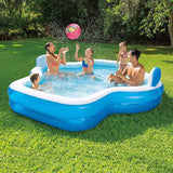 Elegant Family Pool, 10ft with 2 Inflatable Seats and Backrests