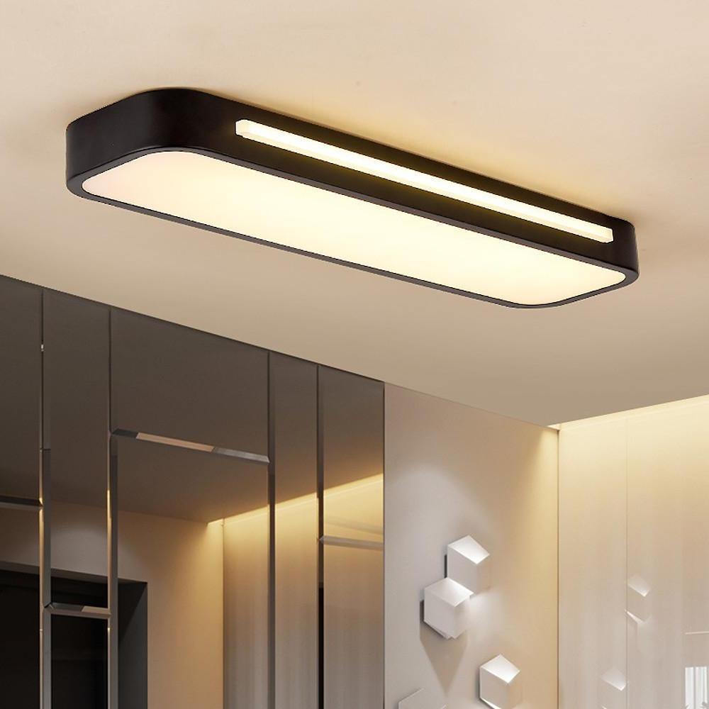 LED Ceiling Light Fixture - Nordic Minimalist Design - Long Linear Light for Modern Home & Office Spaces
