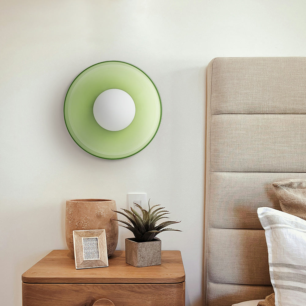 Modern Round LED Ceiling Light Fixture - Energy-Efficient Lighting for Living Room & Kitchen Spaces