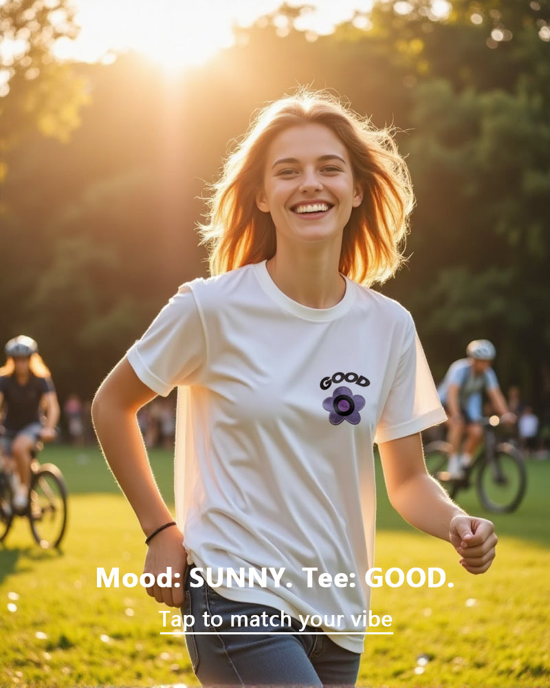 ??Merchpublic Dynamic Pixel "GOOD" Mood T-Shirt
