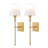 Rechargeable Wireless Wall Light Set (2 Pack) - Battery-Powered Indoor & Outdoor Lighting for Home, Patio, and Garden