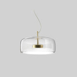 LED Pendant Lamps Golden Amber Metal Glass Bedroom