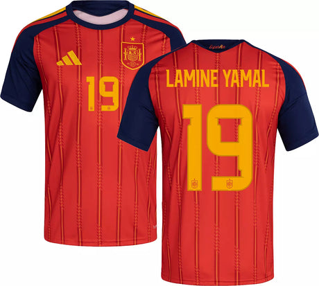Spain Lamine Yamal #19 2026 Home Jersey
