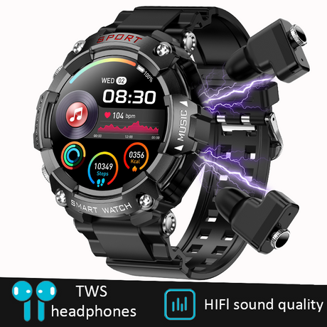 TrailBlazer Sport Pro Smartwatch w/ Earbuds