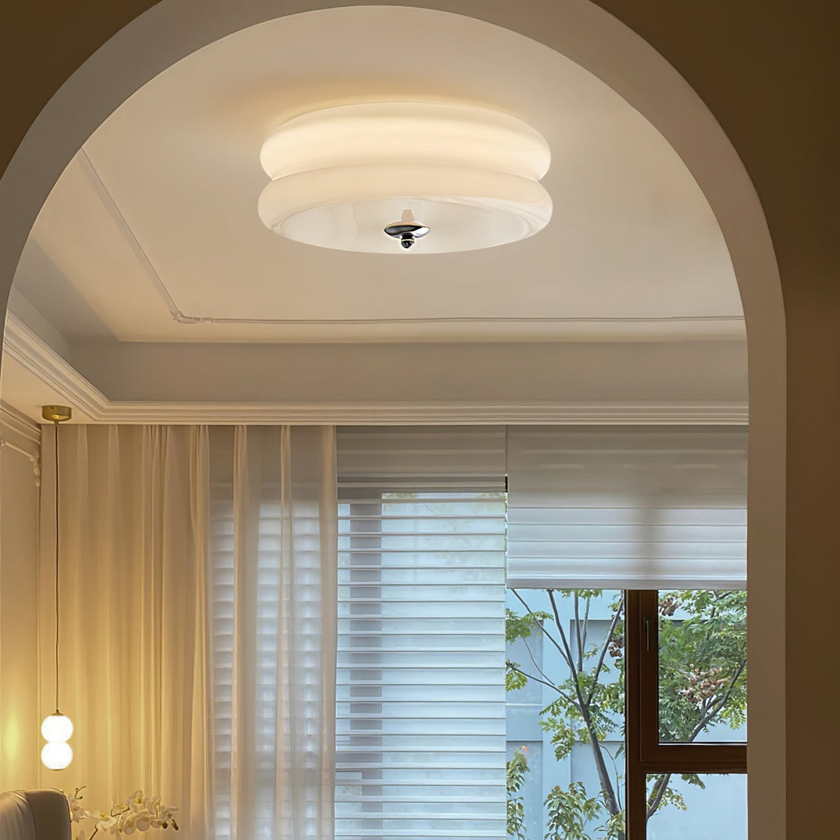 LED Art Deco Vintage Ceiling Light Fixture - Antique Style for Living Room & Dining Room Lighting