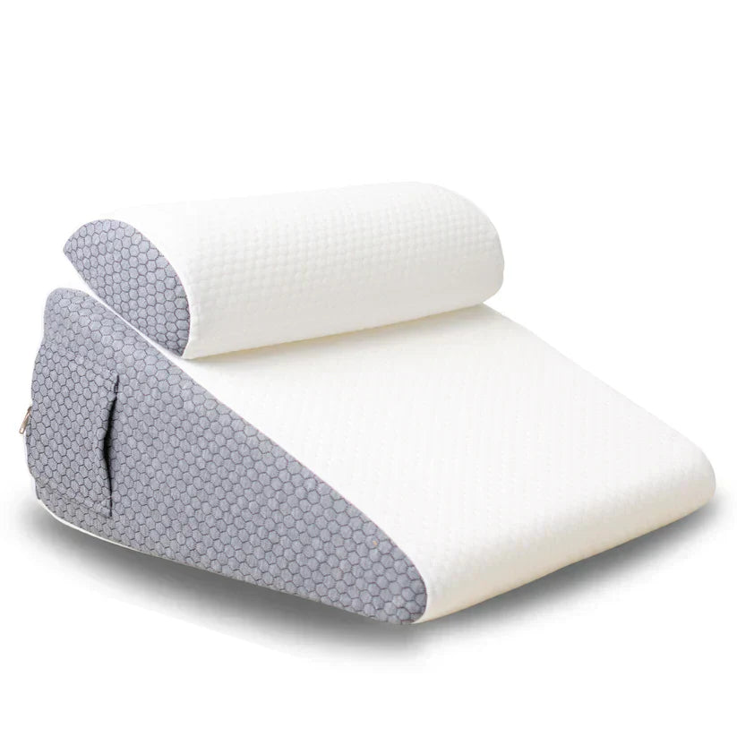 Wedge Pillow for Sleep Apnea | Elevates Head, Reduces Snoring & Acid Reflux for Restful Sleep