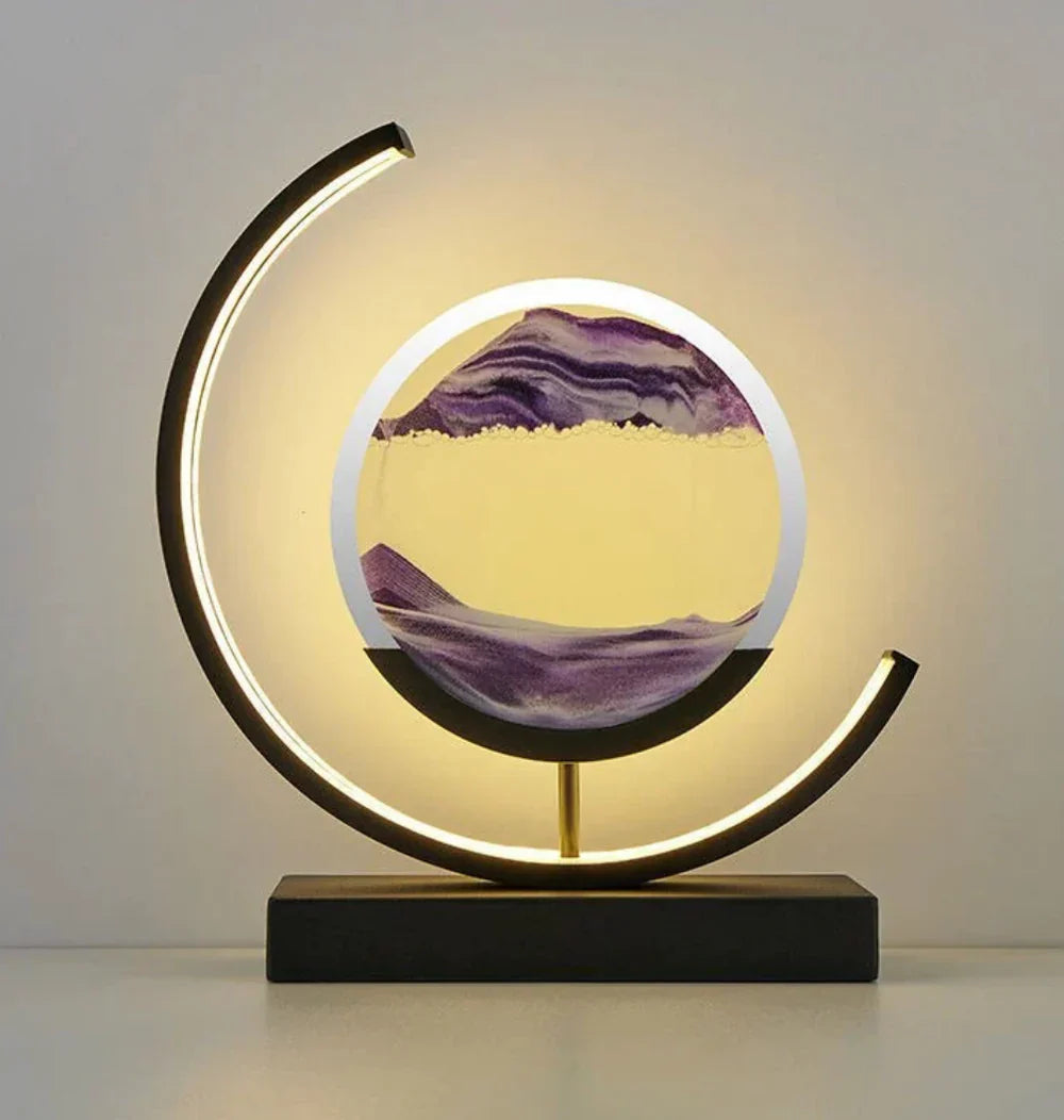 Balance Sand Art Lamp | Best Lava Lamps-Inspired Space Lamp, Cool LED Night Light for Relaxing Bedroom & Living Room Decor