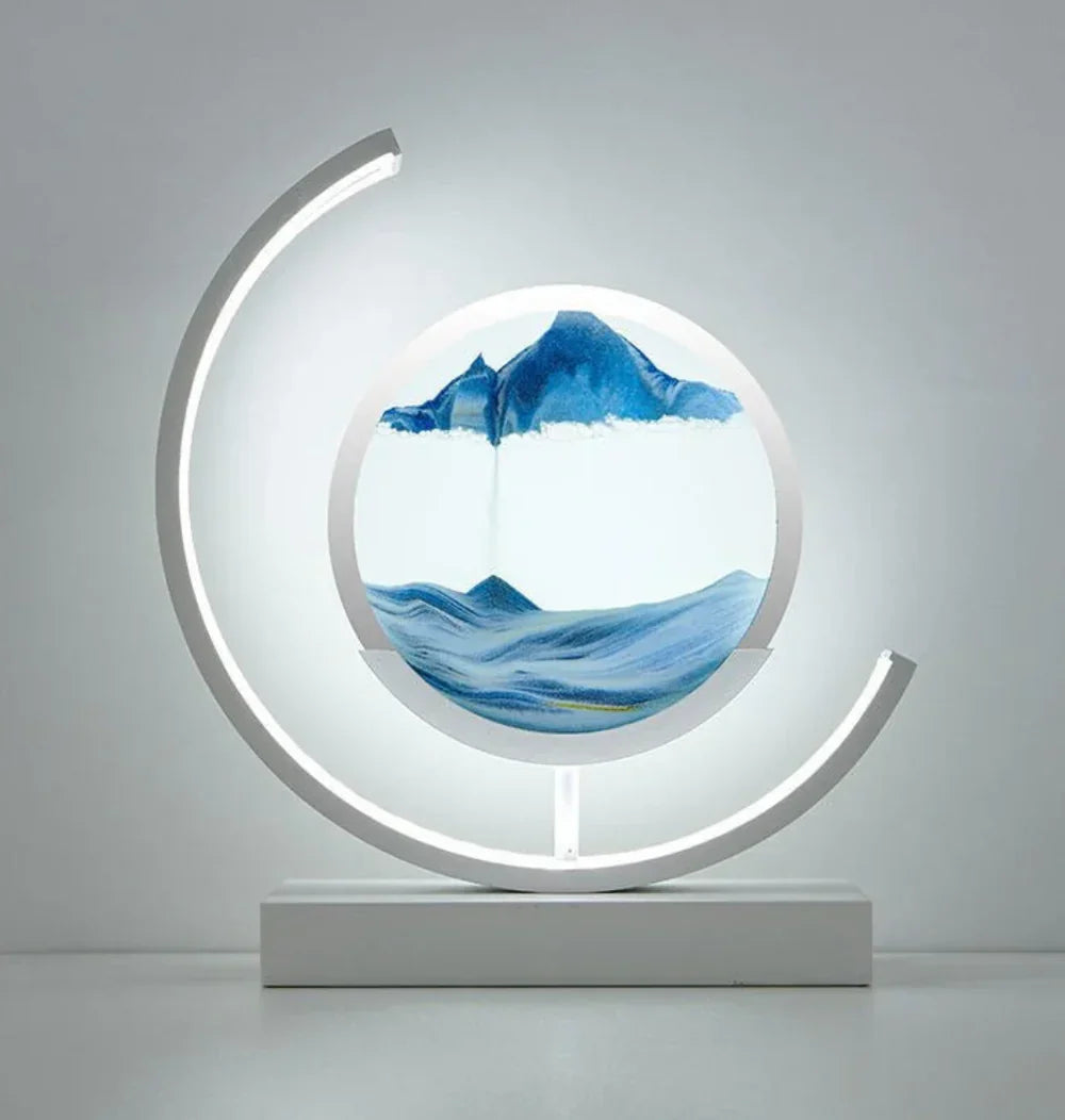 Balance Sand Art Lamp | Best Lava Lamps-Inspired Space Lamp, Cool LED Night Light for Relaxing Bedroom & Living Room Decor