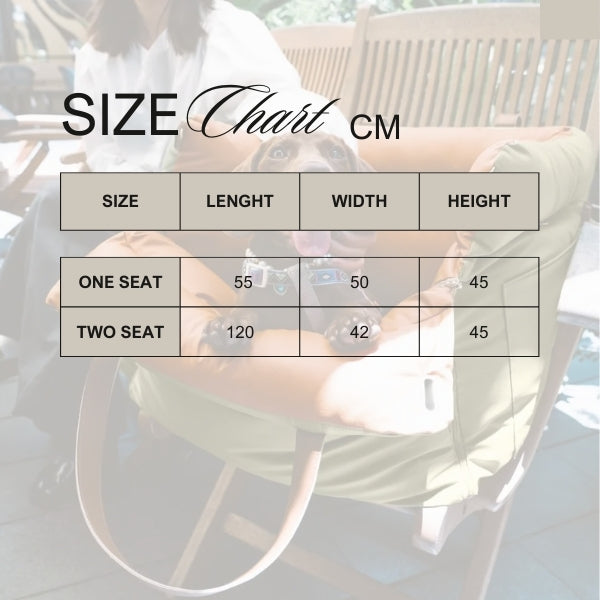 Large Deluxe Car Dog Bed | Back Seat Extender & Car Seat Protection