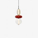 Glass Pendant Light Fixture with Candied Finish for Kitchen Island & Dining Room Lighting