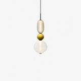 Glass Pendant Light Fixture with Candied Finish for Kitchen Island & Dining Room Lighting