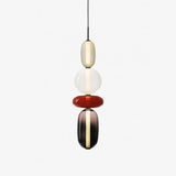 Glass Pendant Light Fixture with Candied Finish for Kitchen Island & Dining Room Lighting