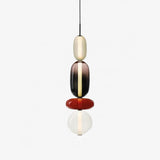Glass Pendant Light Fixture with Candied Finish for Kitchen Island & Dining Room Lighting