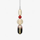 Glass Pendant Light Fixture with Candied Finish for Kitchen Island & Dining Room Lighting