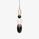 Glass Pendant Light Fixture with Candied Finish for Kitchen Island & Dining Room Lighting