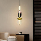 Glass Pendant Light Fixture with Candied Finish for Kitchen Island & Dining Room Lighting