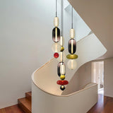 Glass Pendant Light Fixture with Candied Finish for Kitchen Island & Dining Room Lighting