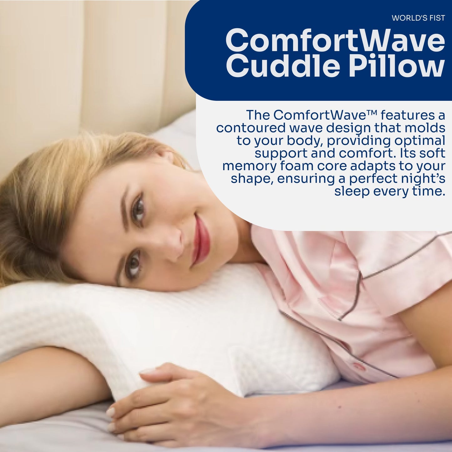 ComfortWave Cuddle Pillow