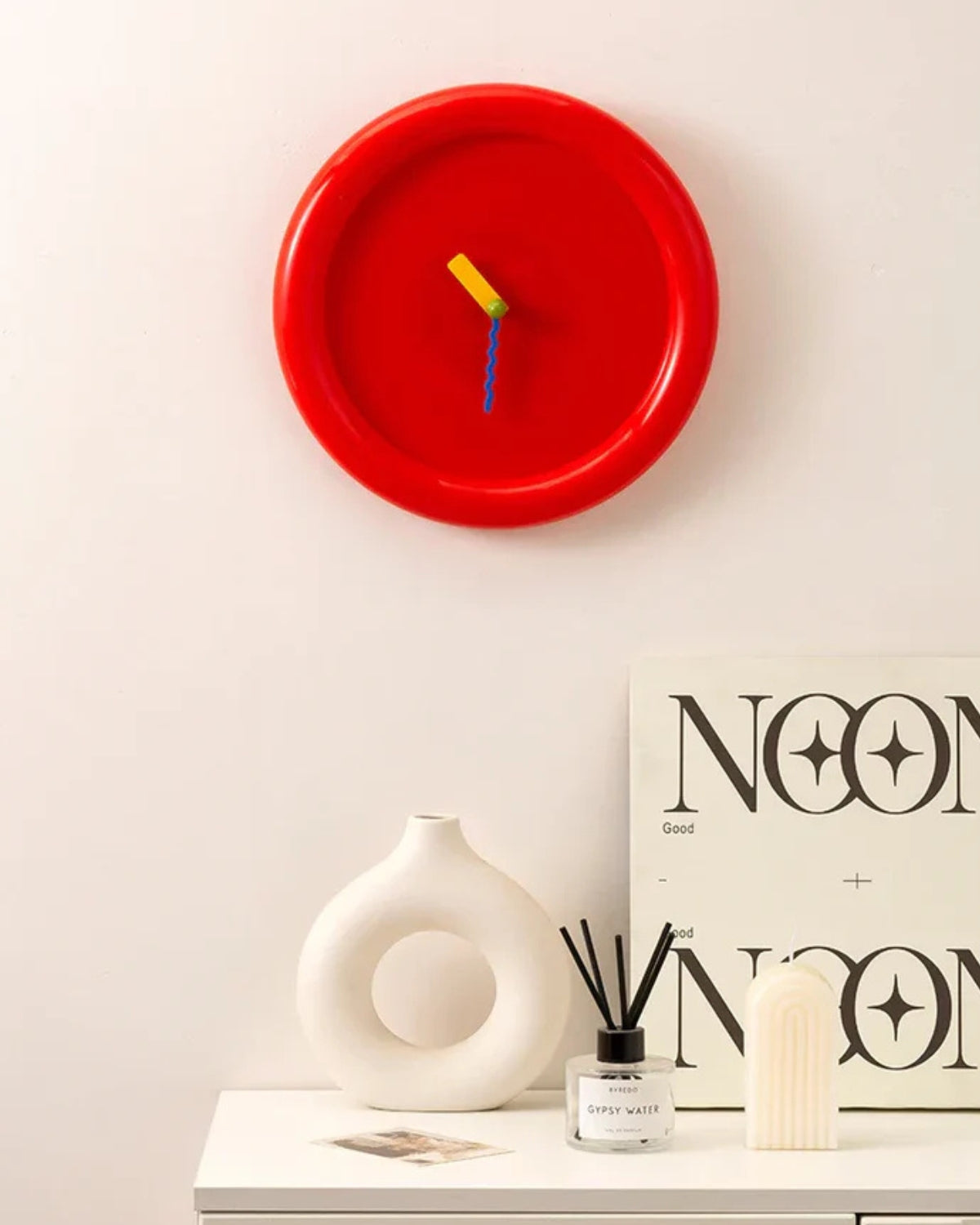 Luxury French Wall Clock - Vintage Design with Roman Numerals for Home Decor & Office Use